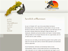 Tablet Screenshot of lippe-bonsai.de